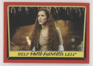 1983 Topps Star Wars: Return of the Jedi - [Base] #86 - Help from Princess Leia