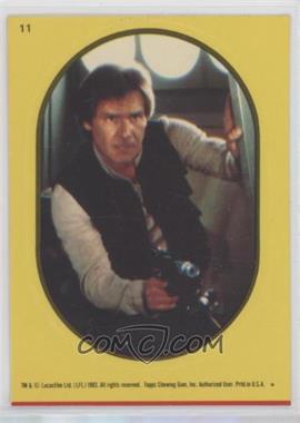 1983 Topps Star Wars: Return of the Jedi - Stickers #11.2 - Han Solo (Yellow)