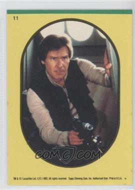 1983 Topps Star Wars: Return of the Jedi - Stickers #11.2 - Han Solo (Yellow)