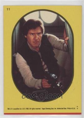 1983 Topps Star Wars: Return of the Jedi - Stickers #11.2 - Han Solo (Yellow)