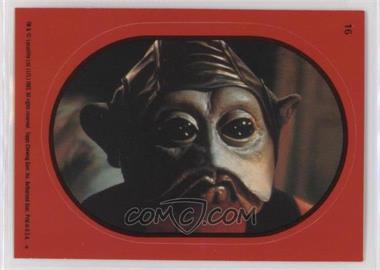 1983 Topps Star Wars: Return of the Jedi - Stickers #16.2 - Nien Nunb (Red)