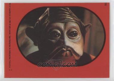 1983 Topps Star Wars: Return of the Jedi - Stickers #16.2 - Nien Nunb (Red)