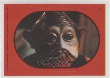 1983 Topps Star Wars: Return of the Jedi - Stickers #16.2 - Nien Nunb (Red)