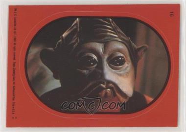 1983 Topps Star Wars: Return of the Jedi - Stickers #16.2 - Nien Nunb (Red)