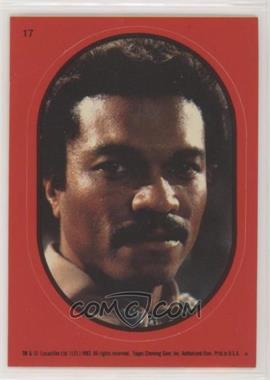 1983 Topps Star Wars: Return of the Jedi - Stickers #17.2 - Lando Calrissian (Red) [Good to VG‑EX]