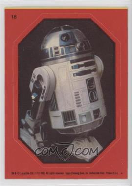 1983 Topps Star Wars: Return of the Jedi - Stickers #18.2 - R2-D2 (Red)