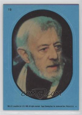 1983 Topps Star Wars: Return of the Jedi - Stickers #19.1 - Ben (Obi-Wan) Kenobi (Blue) [EX to NM]