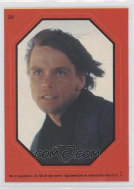 1983 Topps Star Wars: Return of the Jedi - Stickers #20.2 - Luke Skywalker (Red)