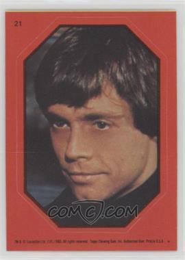 1983 Topps Star Wars: Return of the Jedi - Stickers #21.2 - Luke Skywalker (Red)