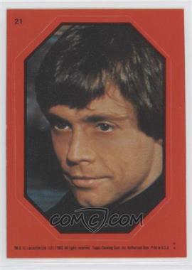 1983 Topps Star Wars: Return of the Jedi - Stickers #21.2 - Luke Skywalker (Red)