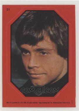 1983 Topps Star Wars: Return of the Jedi - Stickers #21.2 - Luke Skywalker (Red)