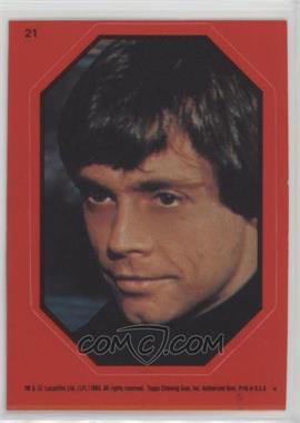 1983 Topps Star Wars: Return of the Jedi - Stickers #21.2 - Luke Skywalker (Red)