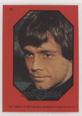 1983 Topps Star Wars: Return of the Jedi - Stickers #21.2 - Luke Skywalker (Red)