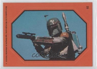1983 Topps Star Wars: Return of the Jedi - Stickers #25.2 - Boba Fett (Orange)