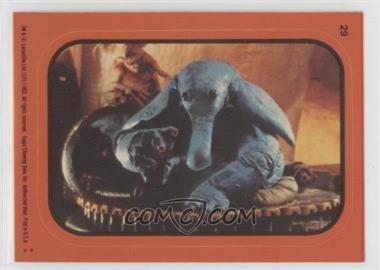 1983 Topps Star Wars: Return of the Jedi - Stickers #29.2 - Max Rebo (Orange)