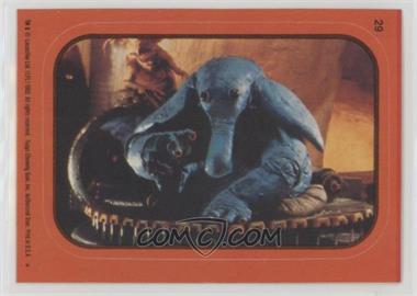 1983 Topps Star Wars: Return of the Jedi - Stickers #29.2 - Max Rebo (Orange)