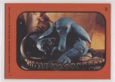 1983 Topps Star Wars: Return of the Jedi - Stickers #29.2 - Max Rebo (Orange)