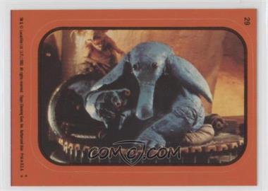 1983 Topps Star Wars: Return of the Jedi - Stickers #29.2 - Max Rebo (Orange)