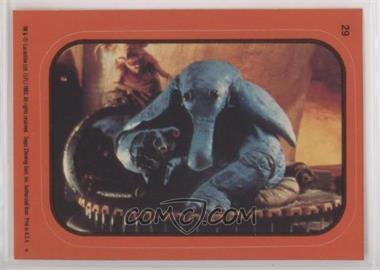 1983 Topps Star Wars: Return of the Jedi - Stickers #29.2 - Max Rebo (Orange)