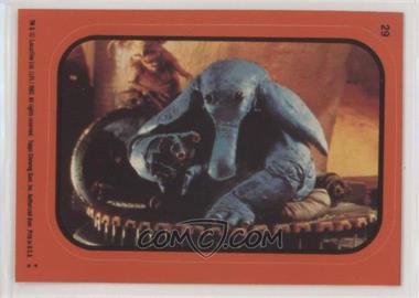 1983 Topps Star Wars: Return of the Jedi - Stickers #29.2 - Max Rebo (Orange)