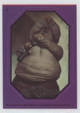 1983 Topps Star Wars: Return of the Jedi - Stickers #3.1 - Droopy McCool (Purple)