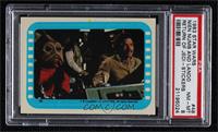 Nien Nunb and Lando at the helm [PSA 8 NM‑MT]