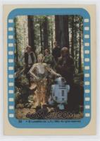 Han Solo, Luke Skywalker, Princess Leia Organa, Chewbacca, C-3PO, R2-D2