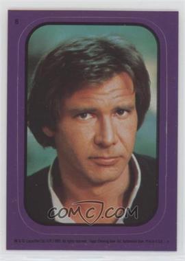 1983 Topps Star Wars: Return of the Jedi - Stickers #8.1 - Han Solo (Purple)