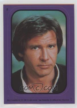 1983 Topps Star Wars: Return of the Jedi - Stickers #8.1 - Han Solo (Purple)