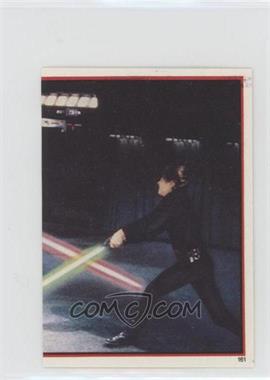 1983 Topps Star Wars: Return of the Jedi Album Stickers - [Base] #161 - Darth Vader, Luke Skywalker