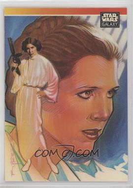 1993 Topps Star Wars Galaxy - [Base] #_LEOR - Special Guest Artist Subset Checklist - Leia Organa