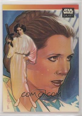 1993 Topps Star Wars Galaxy - [Base] #_LEOR - Special Guest Artist Subset Checklist - Leia Organa