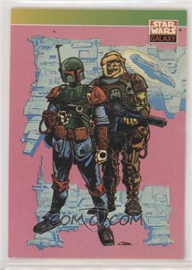 1993 Topps Star Wars Galaxy - [Base] #101 - New Visions - Boba Fett, Dengar