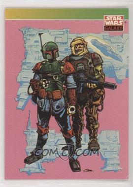 1993 Topps Star Wars Galaxy - [Base] #101 - New Visions - Boba Fett, Dengar