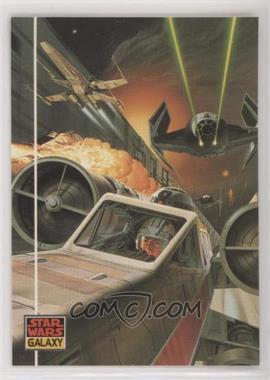 1993 Topps Star Wars Galaxy - [Base] #16 - The Design of Star Wars - The Death Star Trench