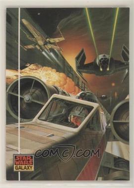 1993 Topps Star Wars Galaxy - [Base] #16 - The Design of Star Wars - The Death Star Trench