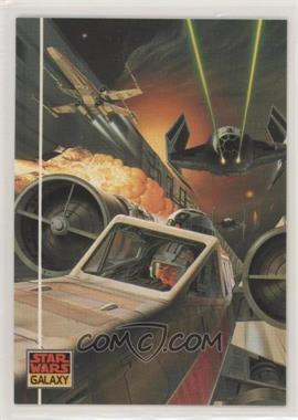 1993 Topps Star Wars Galaxy - [Base] #16 - The Design of Star Wars - The Death Star Trench