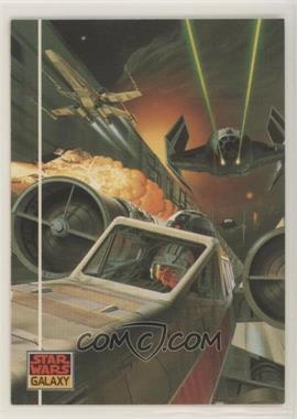 1993 Topps Star Wars Galaxy - [Base] #16 - The Design of Star Wars - The Death Star Trench
