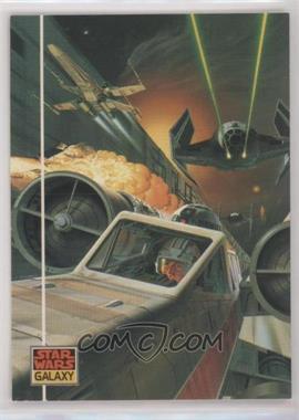 1993 Topps Star Wars Galaxy - [Base] #16 - The Design of Star Wars - The Death Star Trench