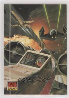 1993 Topps Star Wars Galaxy - [Base] #16 - The Design of Star Wars - The Death Star Trench