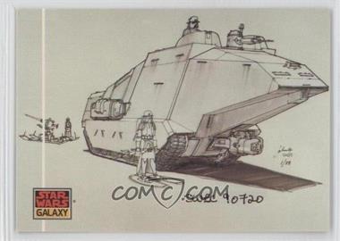 1993 Topps Star Wars Galaxy - [Base] #22 - The Design of Star Wars - The All-Terrain Armored Transport, or...