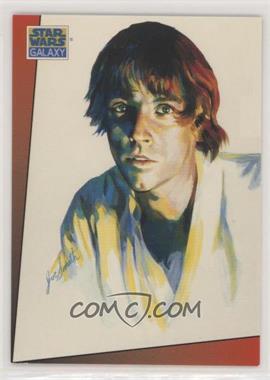 1993 Topps Star Wars Galaxy - [Base] #3 - Luke Skywalker