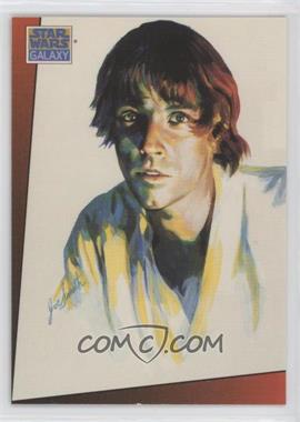 1993 Topps Star Wars Galaxy - [Base] #3 - Luke Skywalker