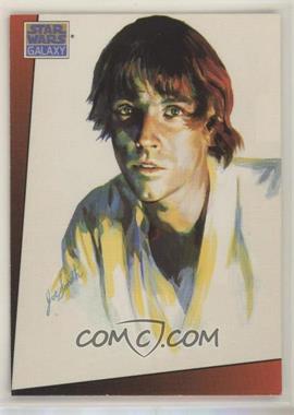 1993 Topps Star Wars Galaxy - [Base] #3 - Luke Skywalker