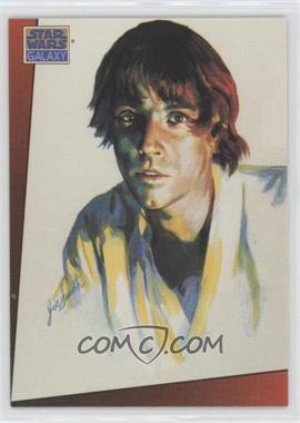 1993 Topps Star Wars Galaxy - [Base] #3 - Luke Skywalker