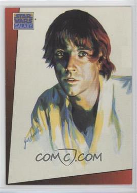 1993 Topps Star Wars Galaxy - [Base] #3 - Luke Skywalker