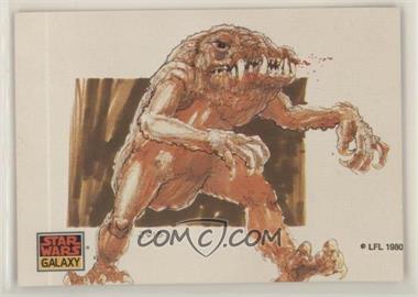 1993 Topps Star Wars Galaxy - [Base] #34 - The Design of Star Wars - The Rancor