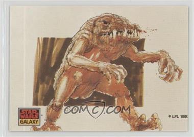 1993 Topps Star Wars Galaxy - [Base] #34 - The Design of Star Wars - The Rancor