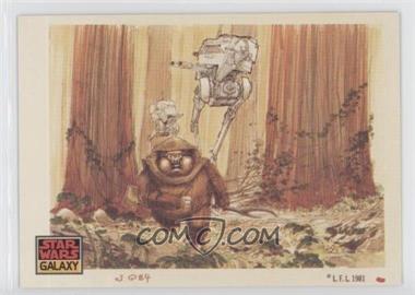 1993 Topps Star Wars Galaxy - [Base] #40 - The Design of Star Wars - Ewoks