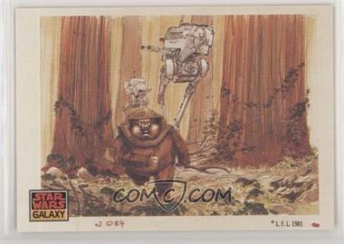 1993 Topps Star Wars Galaxy - [Base] #40 - The Design of Star Wars - Ewoks